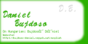 daniel bujdoso business card