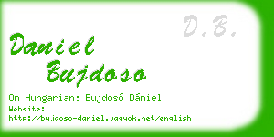 daniel bujdoso business card